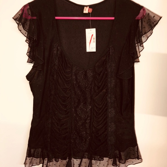 Lane Bryant Tops - Lane Bryant lace shirt!